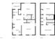 Detailed floor plan showcasing the layout of the kitchen, living room, and bedrooms at 4025 Scofield Dr, Raleigh, NC 27610