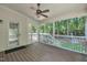 A great screened porch with room to relax and enjoy the outdoors at 5121 Ten Point Trl, Wake Forest, NC 27587