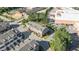 Aerial view of townhomes in a well-planned community at 518 Toran Dr, Wake Forest, NC 27587