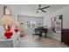 Living room with piano, hardwood floors, and neutral paint at 518 Toran Dr, Wake Forest, NC 27587