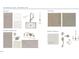 Selection of kitchen and bathroom finishes includes gray cabinetry, countertops, and lighting fixtures at 520 Providence Springs Ln, Fuquay Varina, NC 27526
