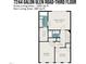 Third floor plan showcasing primary bedroom, bath, walk-in closet, hall, and two bedrooms at 7244 Galon Glen Rd, Raleigh, NC 27613