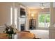 Bright living room featuring a fireplace and large windows at 933 Richland Ridge Dr, Wake Forest, NC 27587