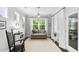 Cozy sitting area with lots of natural light, plush seating, and a view of the outdoors at 1002 Gilly Ct, Durham, NC 27703