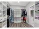 Spacious walk-in closet with built-in shelving and ample storage at 1003 E Sterlington Pl, Apex, NC 27502