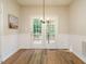 Bright dining area with access to the outdoor deck at 1010 Starita Ct, Apex, NC 27502