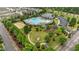 Community amenities include a sparkling pool, playground, and recreation areas, perfect for residents at 1012 Autumn Meadow Ln, Wake Forest, NC 27587