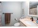 Bathroom features a stylish sink, modern fixtures, and elegant vanity with a mirror at 1015 Manchester Dr, Cary, NC 27511