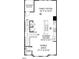 Floor plan featuring the Gathering room, kitchen, and dining area layout in an open concept design at 10518 Pleasant Branch Dr # 38, Raleigh, NC 27614