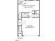 Detailed floorplan of the lower level featuring a recreation room, garage, and covered entry at 10518 Pleasant Branch Dr # 38, Raleigh, NC 27614