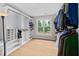 Walk-in closet with custom organizers, shelving, and ample storage space at 111 Gingergate Dr, Cary, NC 27519