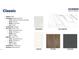 Selection of samples showcasing white cabinets, flooring, backsplash, and countertop at 121 Gilmer St, Fuquay Varina, NC 27526