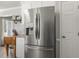 Modern stainless-steel refrigerator in a kitchen provides ample food storage space and convenience at 133 Creekstone Dr, Benson, NC 27504