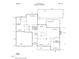 Floor plan showcasing the main level of a home with a primary bedroom, kitchen, and Gathering room at 154 Sicily Dr, Clayton, NC 27527