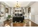 Bright office space with hardwood floors, tray ceilings, and natural light at 1716 Longmont Dr, Wake Forest, NC 27587