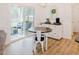 Bright breakfast nook featuring sliding door access to deck at 176 Lowery Ln, Benson, NC 27504