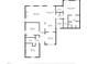 Floorplan featuring layout of rooms, including bedrooms, bathrooms, kitchen, and living spaces at 176 Lowery Ln, Benson, NC 27504