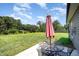 Expansive backyard with lush green lawn, ideal for outdoor activities and relaxation at 1828 Wellspring Ct, Graham, NC 27253