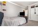 Comfortable bedroom with a large bed, closet and good natural light at 1828 Wellspring Ct, Graham, NC 27253