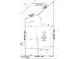 Detailed blueprint of the property showing lot dimensions, setbacks, and proposed slab location at 223 Norman Ave, Lillington, NC 27546