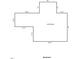 This floor plan displays the layout of the basement, which is unfinished at 225 Midenhall Way, Cary, NC 27513