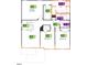 Second floor plan featuring a primary bedroom, primary bath, loft, and two additional bedrooms at 235 Norman Ave, Lillington, NC 27546