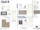 Opal B Kitchen and Bath interior finish selections, featuring flooring and hardware samples at 2396 Picual Way # 32, New Hill, NC 27562