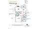 First floor plan with open concept living and kitchen, study with french doors, and bedroom with full bath at 2401 Picual Way # 20, New Hill, NC 27562
