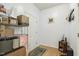 Functional entryway with storage shelves, providing practical space for organization at 2410 Kinglass Dr, Fuquay Varina, NC 27526