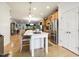 Bright, open-concept living area with hardwood floors and great natural light at 2410 Kinglass Dr, Fuquay Varina, NC 27526