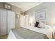 Serene main bedroom features soft lighting, closet space, and neutral decor for a relaxing atmosphere at 2410 Kinglass Dr, Fuquay Varina, NC 27526