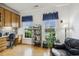 Comfortable office space with built-in desk, natural light, and wood floors at 2410 Kinglass Dr, Fuquay Varina, NC 27526
