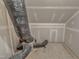 Unfinished basement with visible HVAC ductwork and concrete foundation at 2513 Asher View Ct, Raleigh, NC 27606