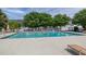 A pristine pool is surrounded by lounge chairs, offering a relaxing oasis at 2513 Asher View Ct, Raleigh, NC 27606