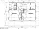 Second-floor blueprint featuring bedrooms, bathrooms, storage, and attic access at 2658 Lawndale Ave, Durham, NC 27705