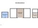 Diagram of outbuildings: pool house, workshop, and well house, including dimensions at 2709 Les Paul Ln, Apex, NC 27539
