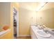 Bathroom featuring double sinks and storage, offering convenience and space at 3137 Falling Cedars Dr, Chapel Hill, NC 27516