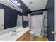 Full bathroom with vanity, sink, commode, and shower with bathtub, ideal for convenience at , Raleigh, NC 27610