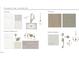A curated selection of finishes for the Kitchen and Owner's Bathroom with samples of flooring and paints at 344 Bridle Brook Way, Fuquay Varina, NC 27526