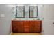 Bathroom vanity with dual sinks and mirrors at 413 Barnard Castle Ct, Rolesville, NC 27571