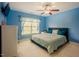 Bright bedroom with a large window providing natural light at 413 Barnard Castle Ct, Rolesville, NC 27571