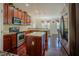 Kitchen with stainless steel appliances, granite countertops, and a center island at 413 Barnard Castle Ct, Rolesville, NC 27571