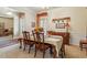 Dining room featuring elegant decor, large windows and lovely window treatments at 46 Spring Haven Ln, Willow Springs, NC 27592