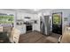Spacious kitchen has stainless steel appliances and an open layout at 5129 Neighbors Rd, Mebane, NC 27302
