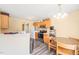 Open layout connects the kitchen to the dining area at 5312 Suntan Lake Dr, Raleigh, NC 27610