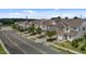 Charming townhomes line a picturesque street with well-maintained lawns and inviting curb appeal at 5320 Jessip St, Morrisville, NC 27560