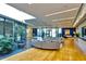 Bright, open lobby featuring comfortable seating and large windows at 601 W Rosemary St # 416, Chapel Hill, NC 27516