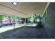 Covered patio with a view of the expansive backyard at 722 Orchard Dr, Graham, NC 27253