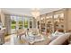 Comfortable living room with built-in bookshelves, fireplace, and french doors to outdoor area at 801 Pinehurst Dr, Chapel Hill, NC 27517