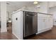Kitchen island with stainless steel dishwasher, sink and granite countertop at 833 Ember Dr, Durham, NC 27703